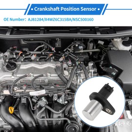 VekAuto 1 Pc Crankshaft Position Sensor for LAND ROVER Range Rover 4.2 4x4 05-12 Sturdy Metal Plastic Black Engine Crank CKP Sensor