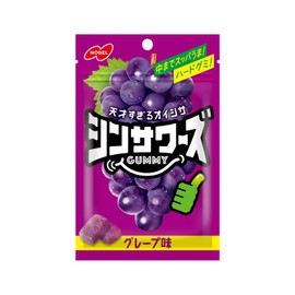 Nobel Confectionery Sin Sawers Gummy, Grape Flavor, 1.8 oz (50 g) x 6 Bags