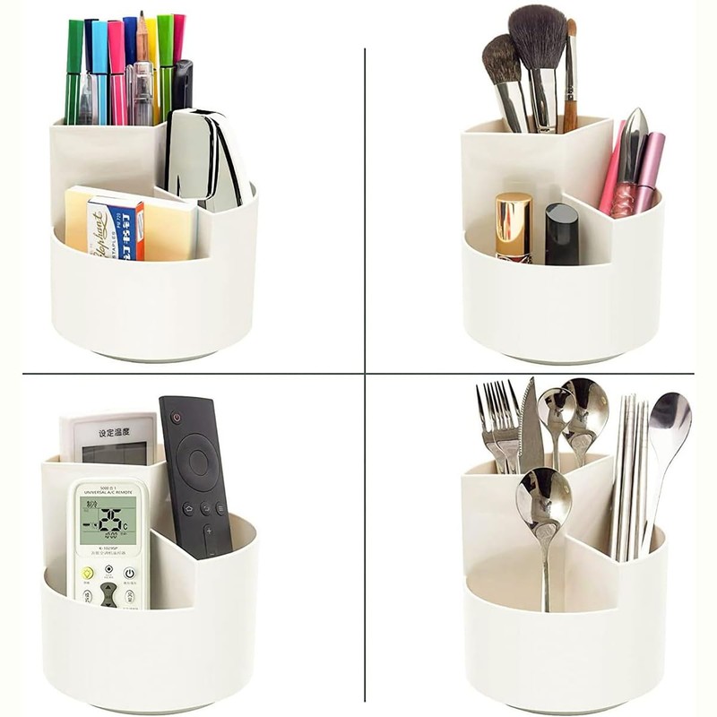 Pen Holder, 360 Degree Rotation, Pen Stand, Large Capacity, 3