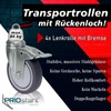 PRIOstahl Set - Equipment Roller with Back Hole/Transport Roller with