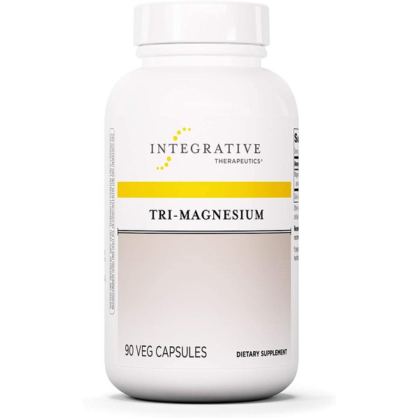 Integrative Therapeutics Tri-Magnesium (As Magnesium Citrate, Oxide, Malate) - Supports Healthy Muscle, Cardiovascular, Neurological Function* - Promotes Calm* - Dairy Free - Gluten Free - 90 Capsules