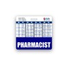 Pharmacist Badge Buddy Horizontal w/Height & Weight Conversion Charts (Standard,