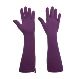 Foxgloves Elbow Length Gardening Gloves Elle Glove (Iris Purple, Large)