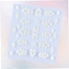 Ipetboom Nail Art Sticker Kit 40 Snowflake Nail Decals for