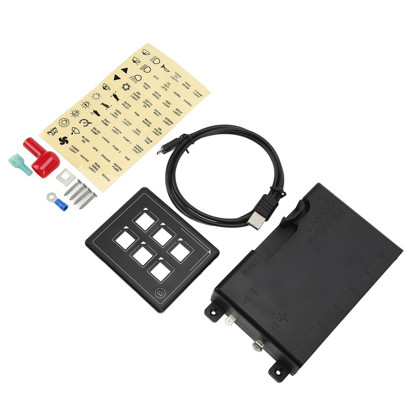 6P Switch Panel Bluetooth APP Control IP66 Waterproof Backlight M4