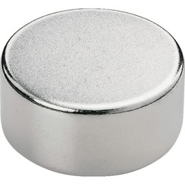 TRUSCO TN8-10R-1P Neodymium Magnet, Round Shape, Outer Diameter 0.3 inches (8 mm) x Thickness 0.4 inches (10 mm), Pack of 1