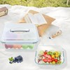 KOMUEE 203oz & 74oz Extra Large Glass Food Storage Containers