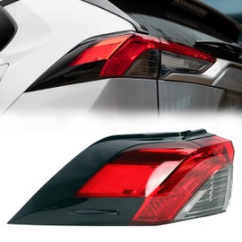 Rear LED Tail Light Assembly, Left Driver Side Outer Brake Tail Lamp, for Toyota RAV4 2019 2020 2021, Replace# 81560-0R090, TO2804148