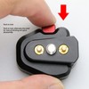 Mini Quick Release Base Plate Aluminum Alloy Quick Release Plate