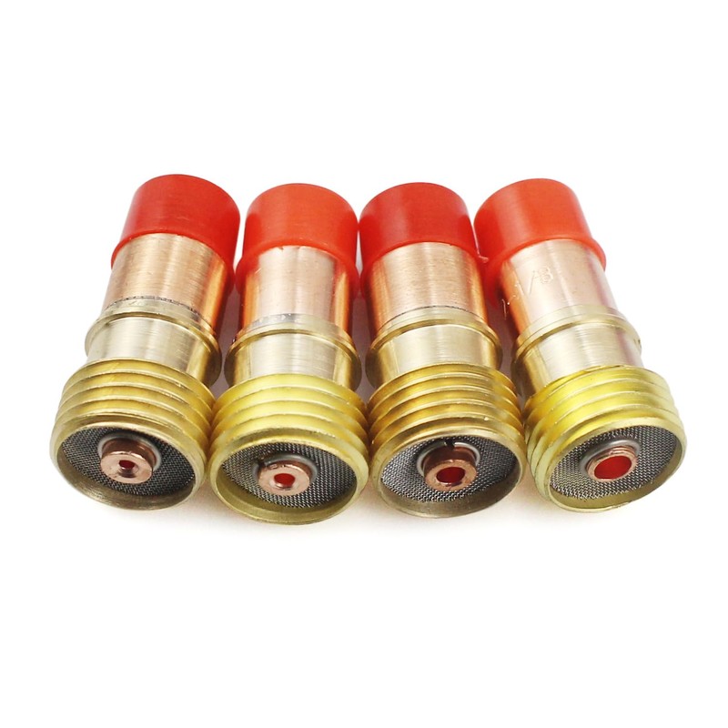 TIANLYLIN 37pcs TIG Gas Lens Collet Body & #12 Glass