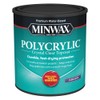Minwax 63333 Clear Polycrylic Water-Based Protective Finish Satin, Quart, 1