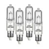 Jaenmsa JDE11 120V 100W Halogen Mini Candelabra Bulbs,T4 100W JD
