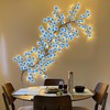 Blue Cherry Blossom LED Lights for Bedroom Decor, BomKra Cherry