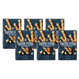 John Wm. Macy's - Original Cheddar CheeseSticks - Hand Crafted, Non GMO, and Nothing Artificial - Made with Real Cheese - 4 oz. Cartons - 6 Pack