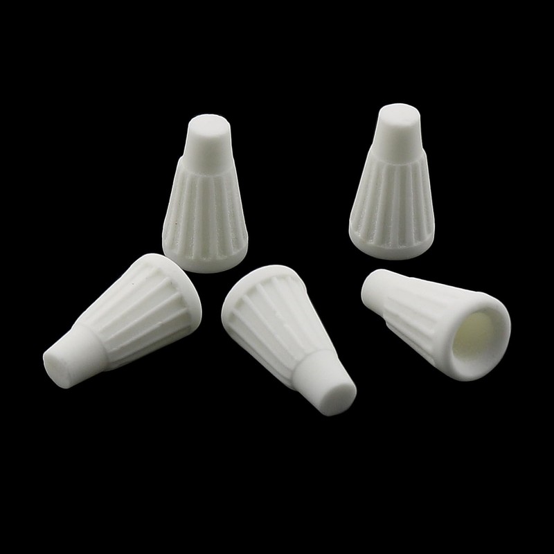 ZZHXSM 20PCS 19x10mm Ceramic Wire Connector Screwed Wire Connector White