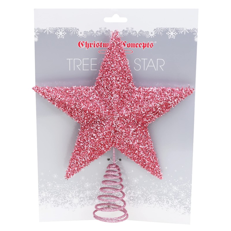 Christmas Concepts® 28cm Sparkly Tree Top Star - Luxury Christmas