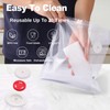 MOOSYS 30 Upgraded Reusable Vacuum Sealer Bags(20p 8"X8", 10p 10"X11")