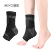 Ankle Support Brace Adjustable Strap Foot Compression Sleeves Socks for