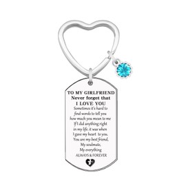 Couples Gifts girlfriend Keyring from boyfriend Valentine’s Day Birthday Christmas Presents for Women