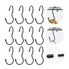 Saihisday 12PCS Heavy-Duty S Hooks, Twist Design Hangers for Organizing