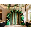Green Jungle Backdrop Crepe Paper Streamers 492ft Birthday Party Backdrop