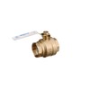Watts LFFBV-4 Series 2" Lead-Free 2-Piece Full Port Chrome-Plated Brass
