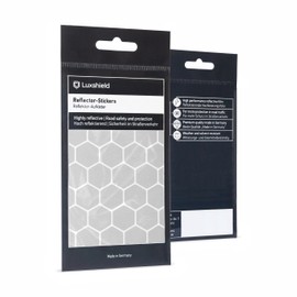 Luxshield Reflector Sticker Set - Hexagon Small - for Bicycle, Scooter, Pushchair - Reflectors Bicycle - Reflectors Children