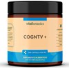 Cognitive Boost + Nootropico con Vitaminas B, L-Teanina, L-Tirosina, Coenzima y Hongo Cordyceps. 60 capsulas de 500mg (2 Meses). VitalBotanics. Suplemento Alimenticio. Vitaminas para Mujer y Hombre