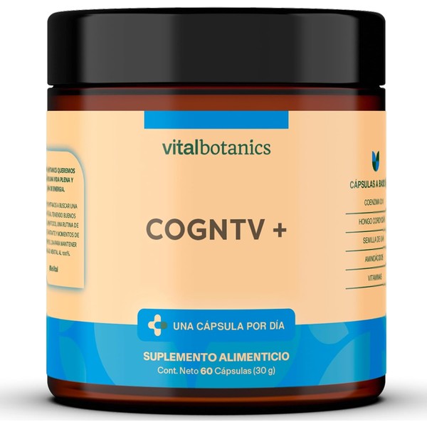 Cognitive Boost + Nootropico con Vitaminas B, L-Teanina, L-Tirosina, Coenzima