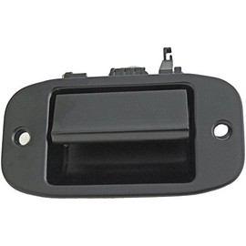 Dorman 93318 Rear Driver Side Interior Door Handle Compatible with Select Dodge Models, Black; Smooth