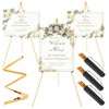3 Pack Easel Stand for Wedding Sign & Poster 63"