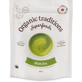 Organic Traditions Premium Matcha Tea 100 g (order 6 for trade outer)                                                                                 