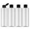 Gebrazy 250 ml Travel Bottle Set with Flip Cap (4