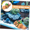 Levemolo Realistic Aquarium Lotus Root Fish Tank Decor Artificial Lotus