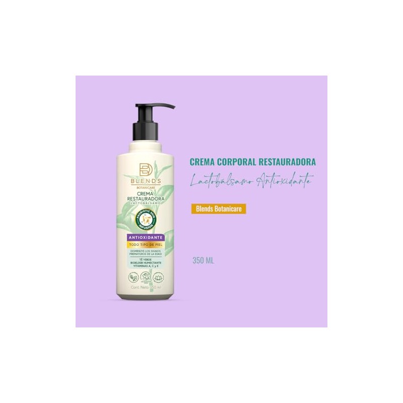 Blends Botanicare Crema Corporal Restauradora y Antioxidante 350ml