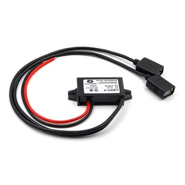 VOANZO 24/12V to USB 5V Adapter Car Voltage Regulator Buck Converter for Mobile Phones Tablet PCs Laptops 5V Electronic Devices