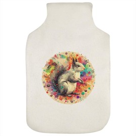 'Grey Squirrel' Hot Water Bottle Cover (HW00035649)