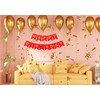 Red Happy Birthday Bunting Banner,Letters Birthday Banner Party Supplies