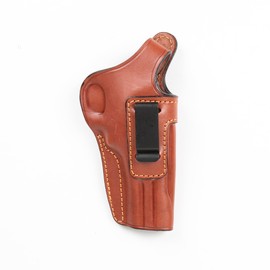 Sword Holster EDS Holster for Smith & Wesson Model 686 Revolver 357 Magnum 4 inch IWB Leather Gun Holster (Brown Right Hand)