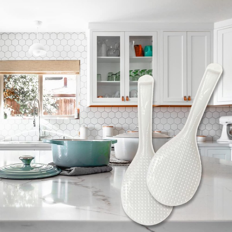 3 Pcs Japanese Style Plastic Rice Paddle Non Stick Rice