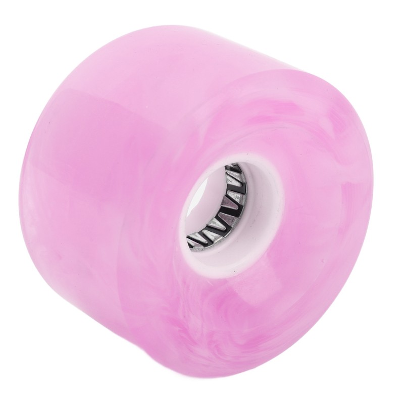 4Pcs Skateboard Wheel Set Replacement 78A Hardness PU Translucent Flashing