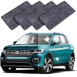 4 Stück Nano Sparkle Tuch Auto Kratzer, Nanomagic Tuch Car Scratch Remover,Magic Nano Sparkle Tuch für Auto Kratzer Entfernen Reparatur,Lackpflege, Autoreinigung