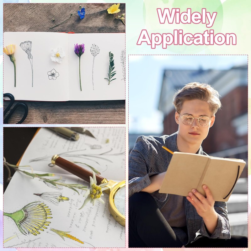 PATIKIL 5x5" Hardcover Leather Pocket Sketchbook, 2Pcs 58 Sheets 150GSM/102lb