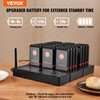 VEVOR Restaurant Pager System,Touch Screen Keyboad Wireless Long Range Lineup