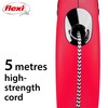 Flexi New Classic Cord Red Medium 5m Retractable Dog Leash/Lead