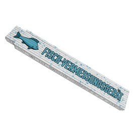 Fish Measuring Tool Wooden Ruler for Anglers Funny Ruler for Measuring Caught Fish as a Gift for a Hobby Fisherman and his Tool Box