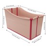 Foldable Bathtub, Portable Folding Bathtub Mini Collapsible Bathtub 22.45gal Capacity