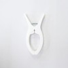Towa Sangyo Neo-Sool Double Spring Balcony Clothespins White Approx. 3.2