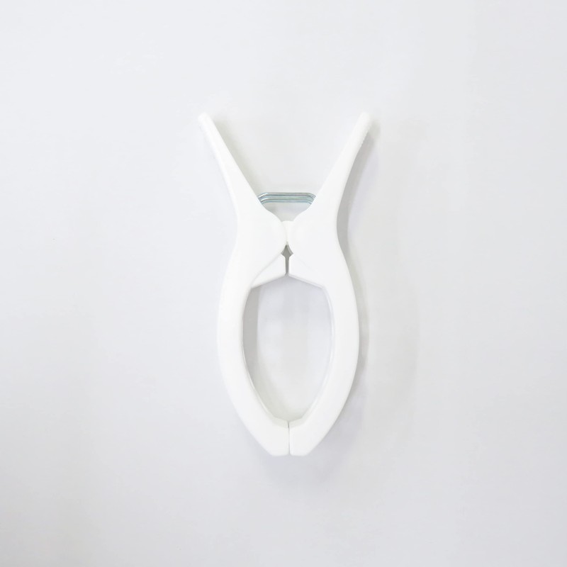 Towa Sangyo Neo-Sool Double Spring Balcony Clothespins White Approx. 3.2