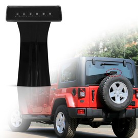 Gronsvt LED third brake light taillight compatible with 2007-2018 Wrangler JK installed at the rear of the car